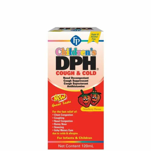 FP Children DPH Cough & Cold Strawberry, 120ml